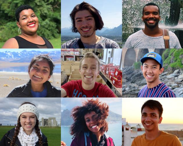 A 3x3 grid of headshots of our student ambassadors.