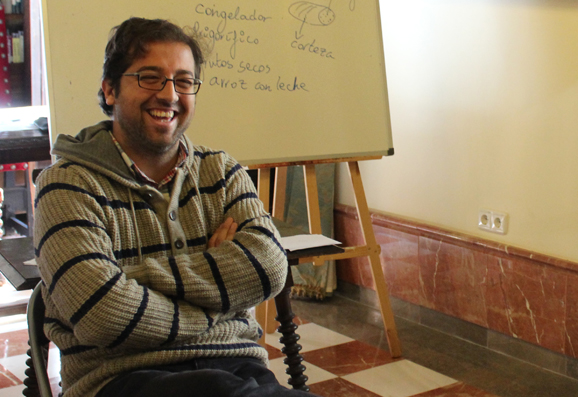 granada antonio rodriguez sitting and smiling 