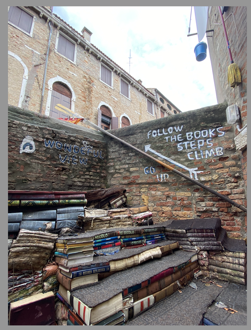 book stairs! 