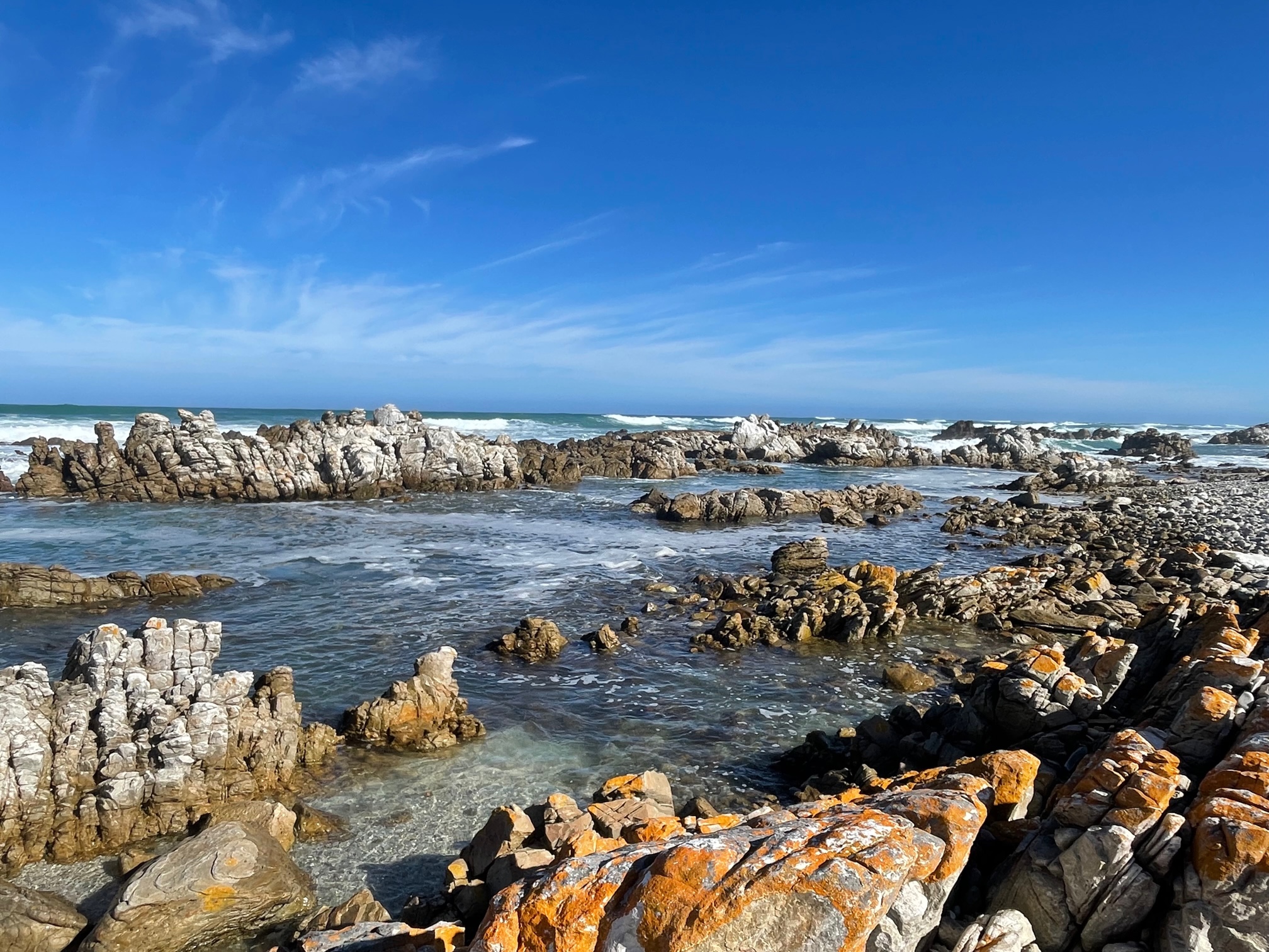 View of Atlantic Ocean at Cape Agulhas 