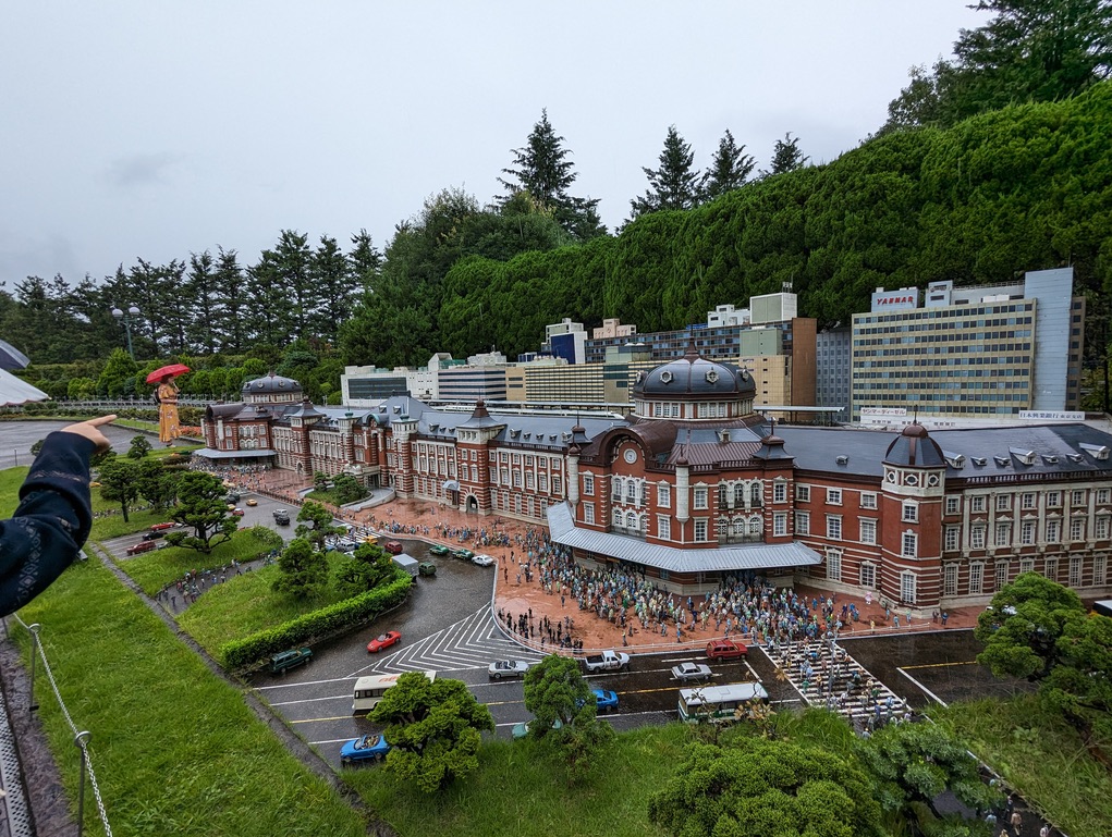 A replica of tokyo station