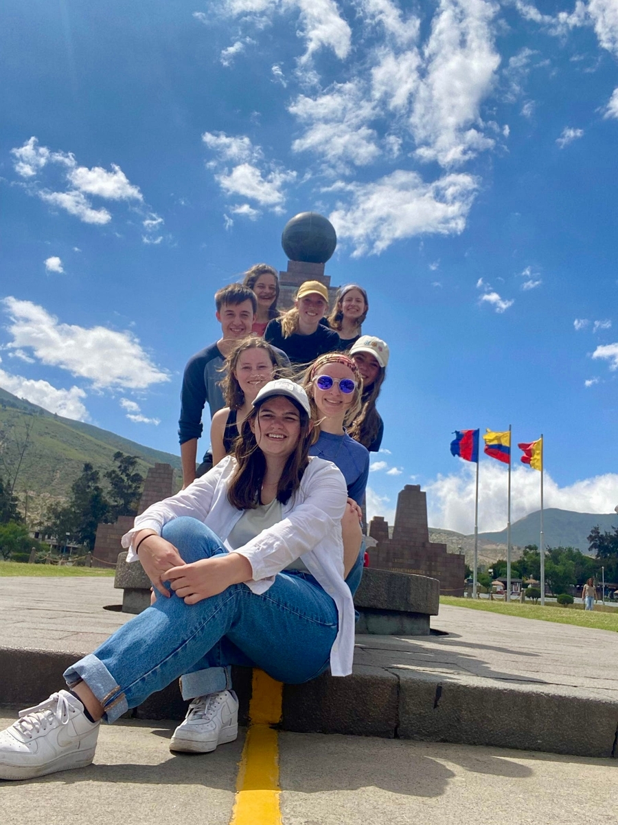   Overview Metadata Embed Quito, Ecuador Mitad del Mundo Exploring with friends Clara Smartt