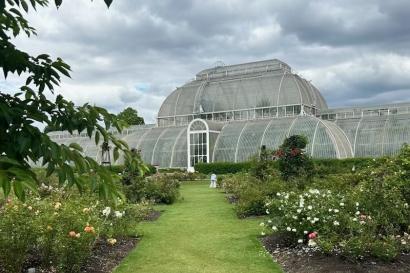 One of the greenhouses at Kew Gardens.