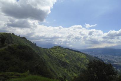 A sunny day in Ecuador.