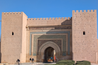 Bab al-Khemis in Meknes, Morocco.