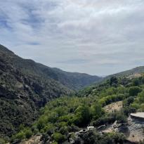 Mountains in the Alpujarras near Granada Spain