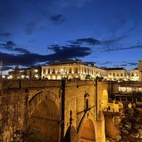 landscape of Ronda's bridge