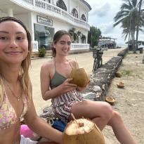 We had to get coconuts on our free day in Isabela and enjoy the white sandy beaches there!