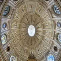 white dome structure with windows surrounding it