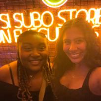 Jahnia Treadwell - Photo with Friend in Granada