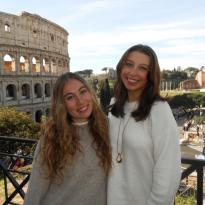 Standing in front of the Colosseum! 