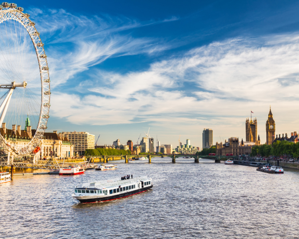 London Eye, Big Ben, Thames