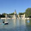 Retiro park in madrid