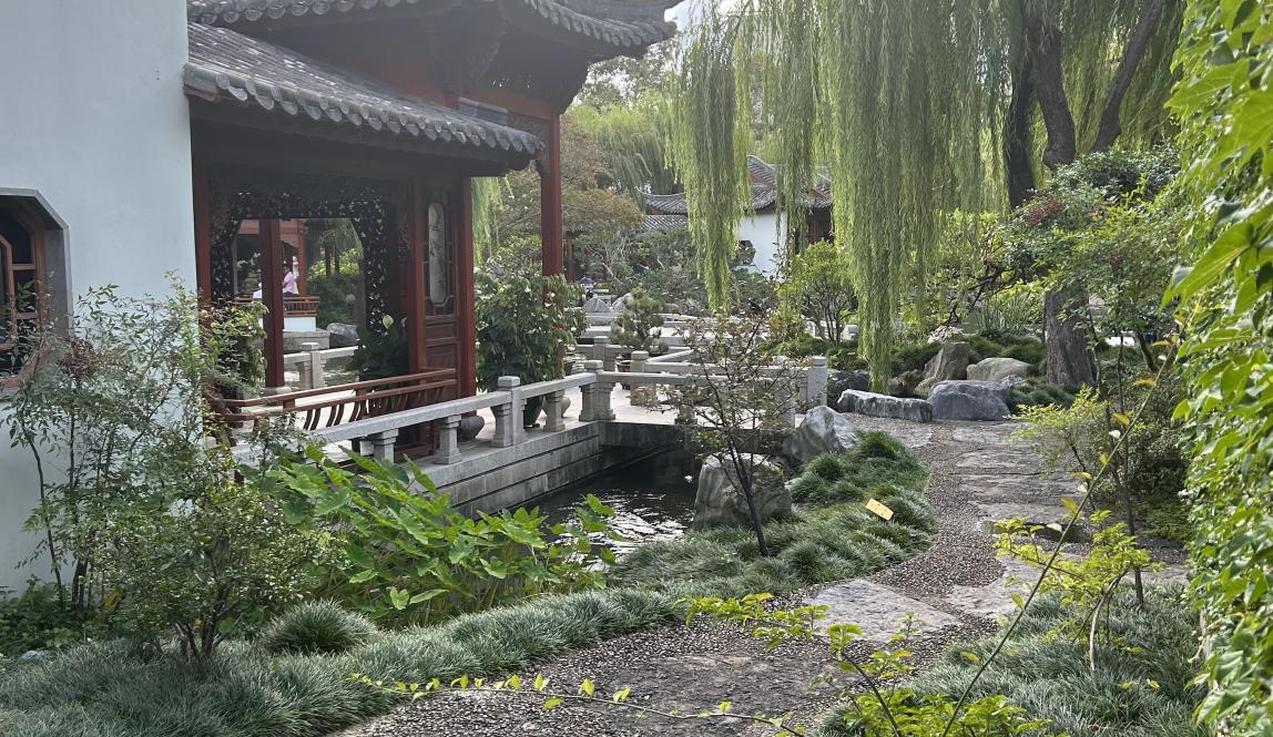 An a picture of the Chinese Garden Of Friendship 