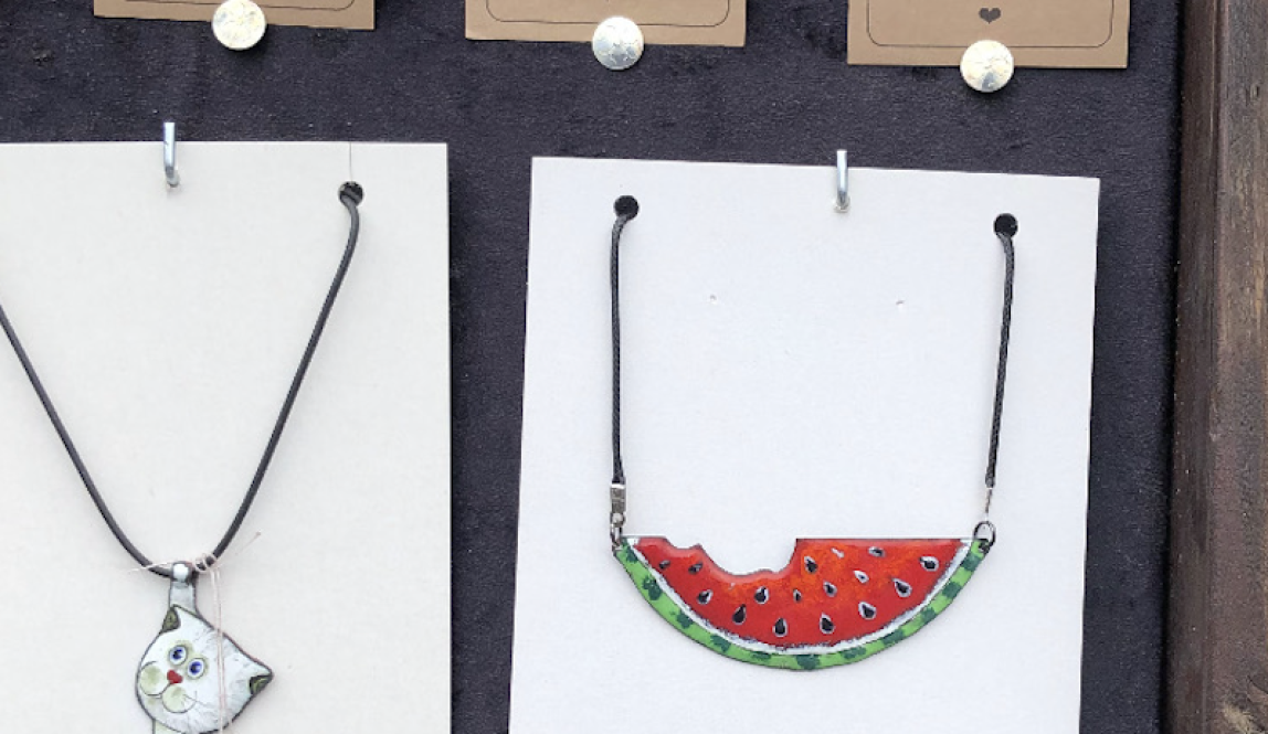 Watermelon necklace 