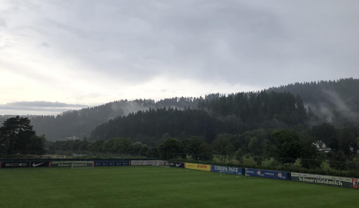 Mountains after rainstorm 