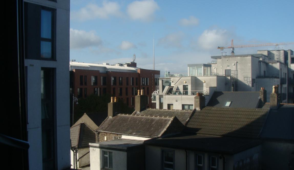 Buildings and scenery out of the housing accomodation