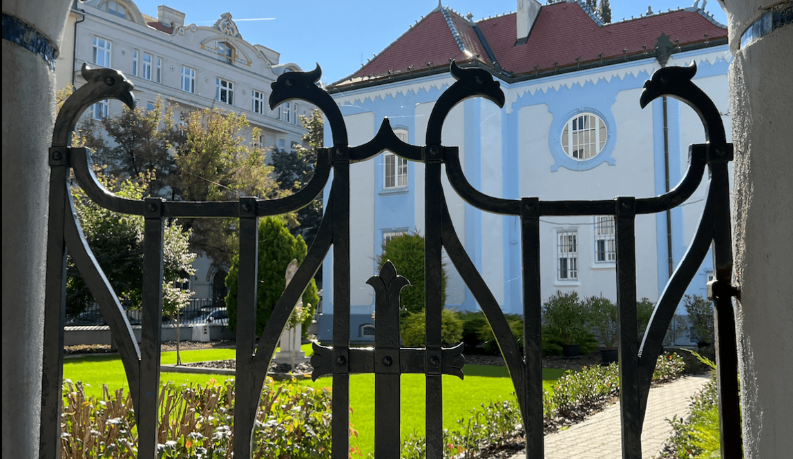 A photo of the Blue Church in Bratislava 